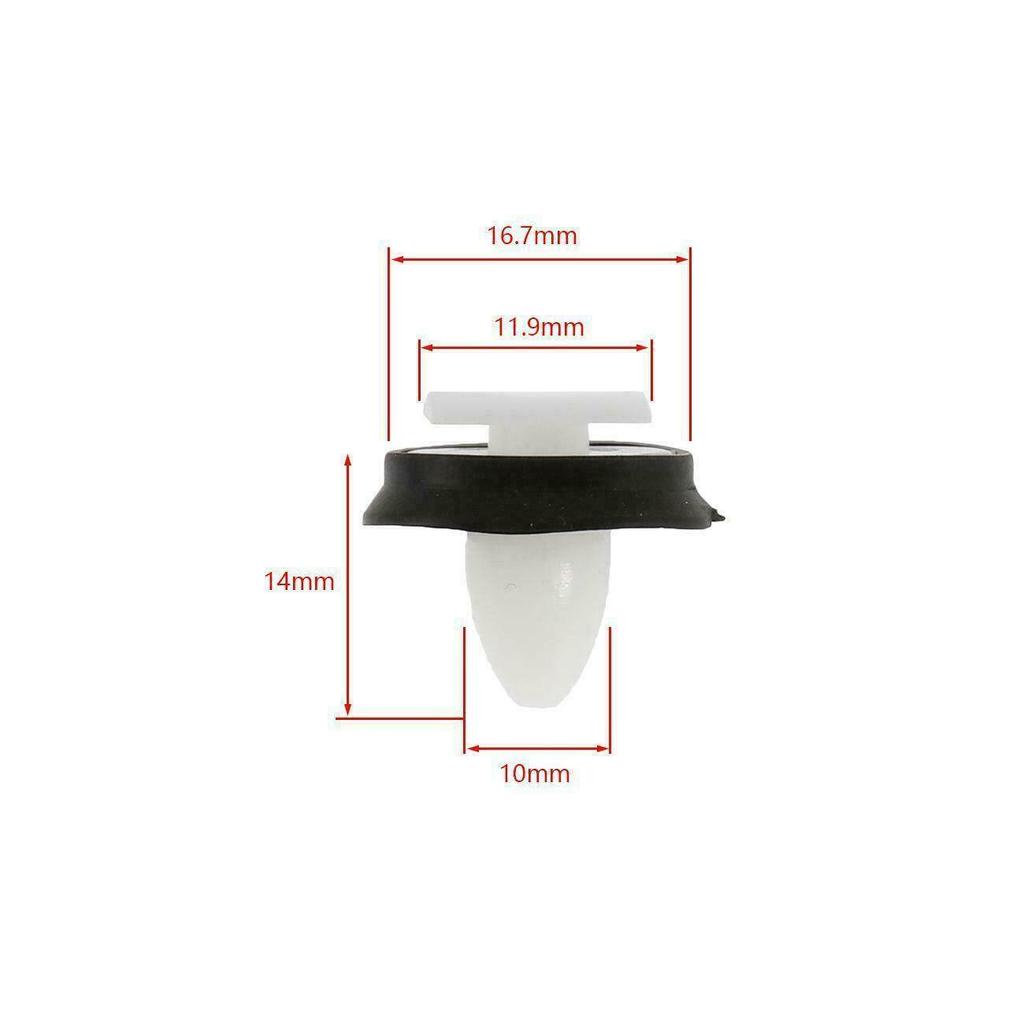 50x Peugeot Boxer Exterior Side Moulding Rub Bumpstrip / Lower Door Trim Clips