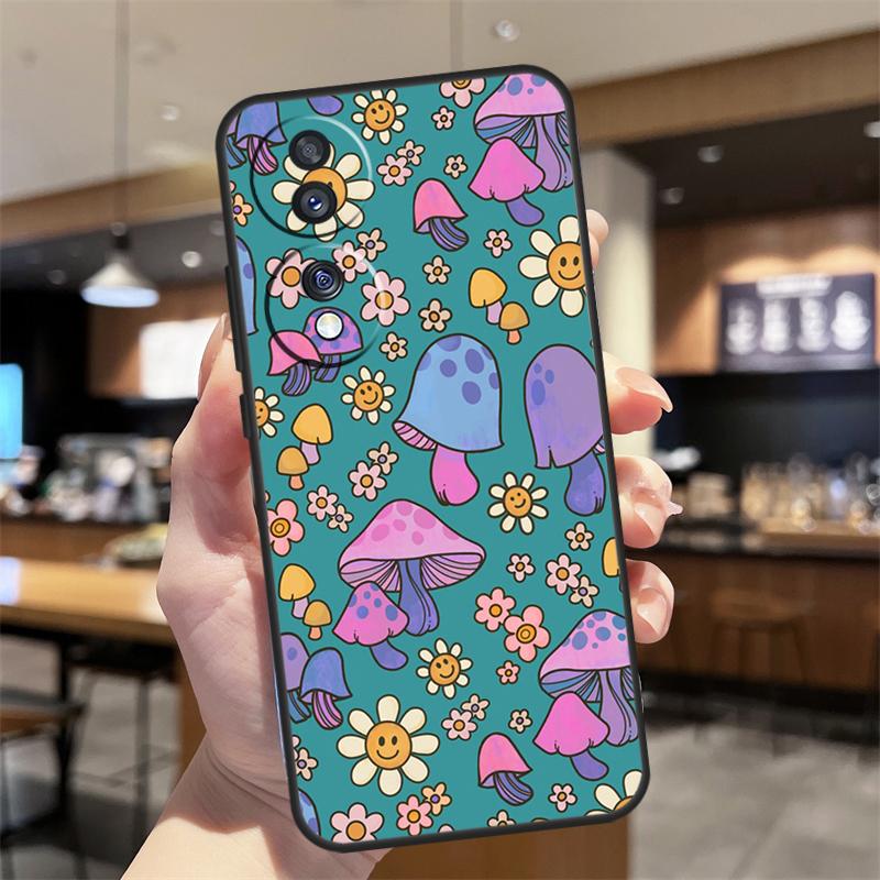 retro Groovy hippie boho rainbow Case For Honor Magic 8 6 7 Pro Honor 400 200 70 90 Lite X8b X8c X9a X9b X9c X9d Win RT Cover