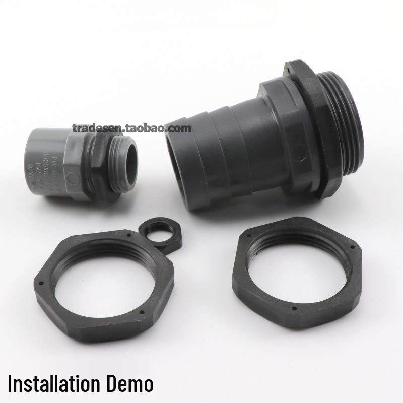 Nylon Plastic Hex Nut Hand-Tightened Split Lock Fastening Cap