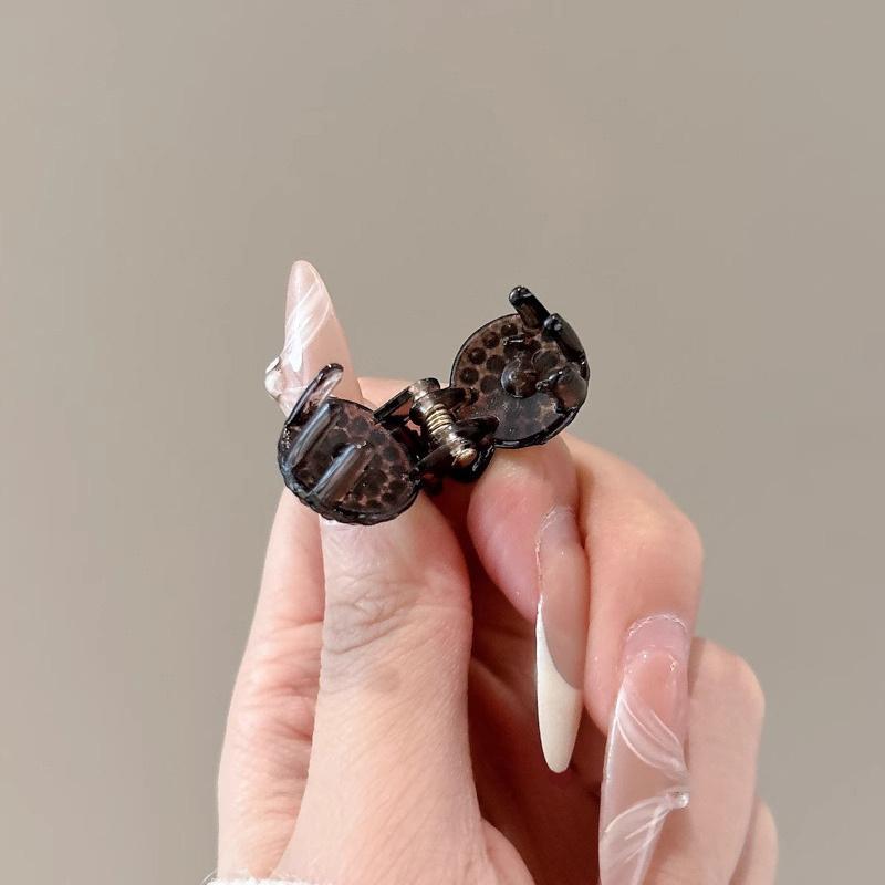 Mini Round  Hair Claw Retro Zircon Women Girls Claw Clip Small Hairpins Hair Crabs Girls Hair Accessories