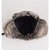 Faux Fur Lined Winter Trapper Hat Leather Snow Cap With Ear Flap Women Men Ski Ushanka
