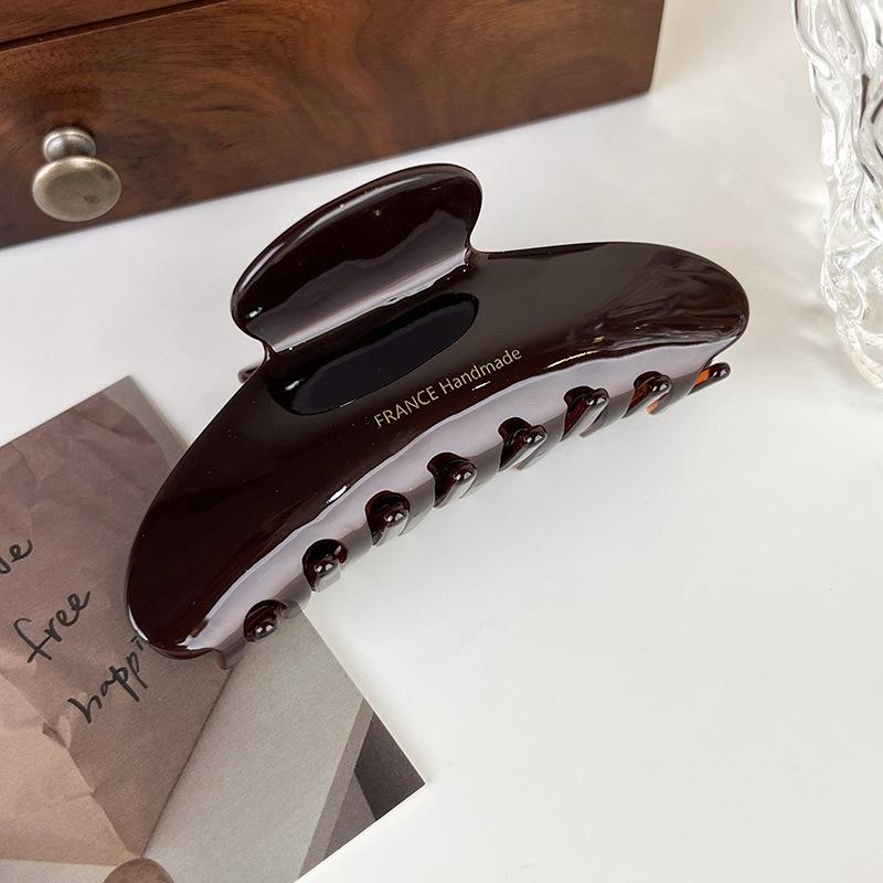 Neue Retro Hochwertige Acetat Haarspange Große Haarspangen für Frauen Elegante Haarnadeln Haarklammer Damen Leopard Haarspangen Kopfschmuck