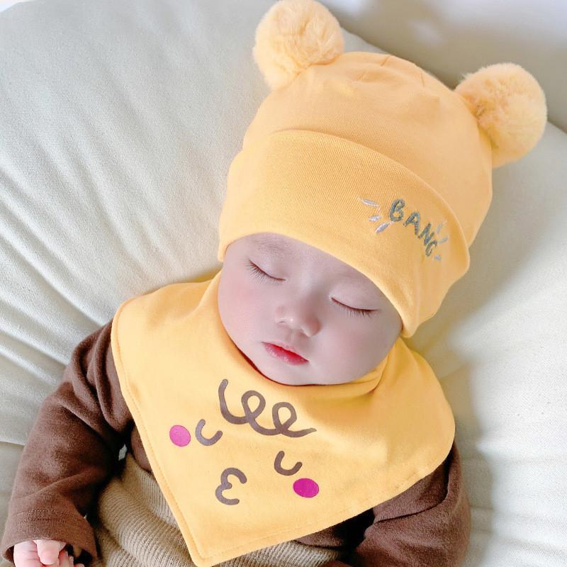 

Pure Cotton Baby Hat For Boys Girls Spring Fall Thin Infant Cotton Ball Cap Adorable