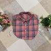 Plaid Women Shirt False Collars White  Removable Lapel Collars For Women Fake Collar Women Detachable Collars Nep Kraagie