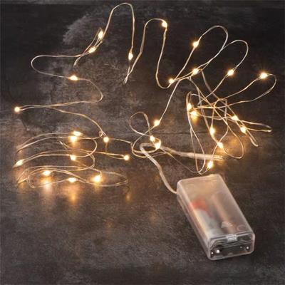 Catene luminose a LED a filo di rame alimentate a batteria - Luci a stella e ghirlanda colorate multifunzionali per decorazioni natalizie