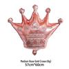 Gold Crown Balloon Set - Large, Medium, and Small Sizes for Birthday Decoration