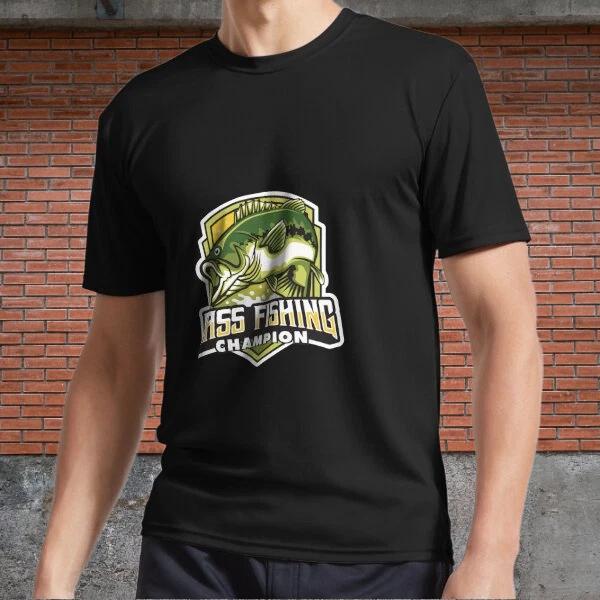 Men s and Women s T-shirts Bass Fishing Champion L