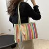 Summer Vacation Large-capacity Woven Bag Women's New Shoulder Tote Bag High-end Casual Straw Women's Bag