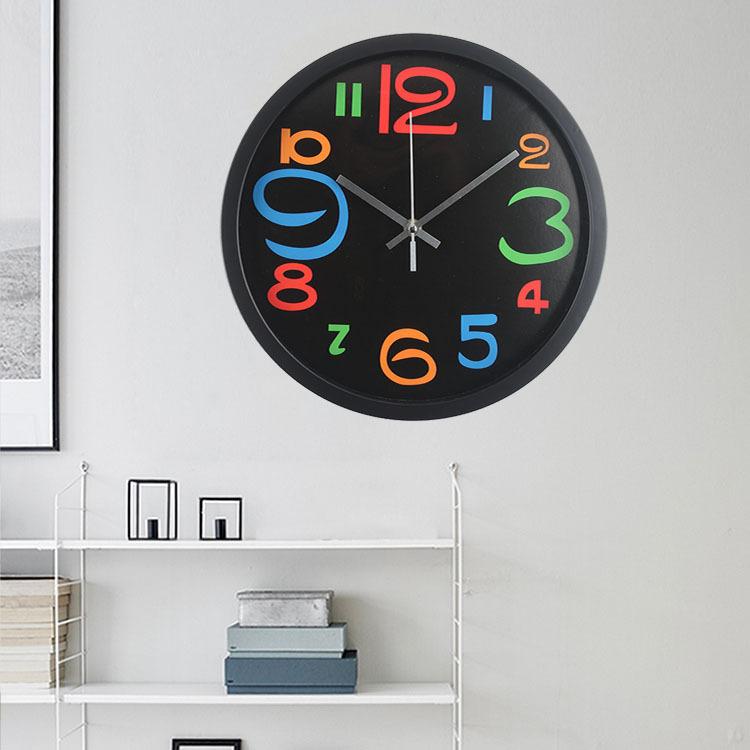Accurate Travel Time, Simple and Silent Clock, Clear and Fresh Electronic Wall Clock, Versatile and Fashionable, Punch-free Quartz Clock