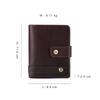 Genuine Leather Wallet Short Coin Purse Simple Bag Wallet Men's Wallet