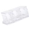 Clear Plastic Condiment Container Set 400ml per container Condiment Jar Set  Bar Storage