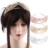 shape Disk Hair Headband Headwear Hair Clips Leaves Crown Leaf Tiara Bride Crown Wedding tiara