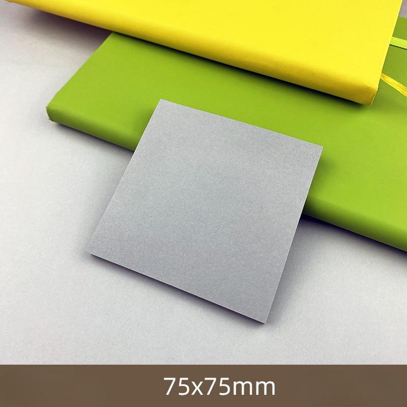50 Sheets Blank Kraft Paper Posted It Memo Sticker Notepad Notes Pads Notebook School Office Stationery Posits Message Sticker