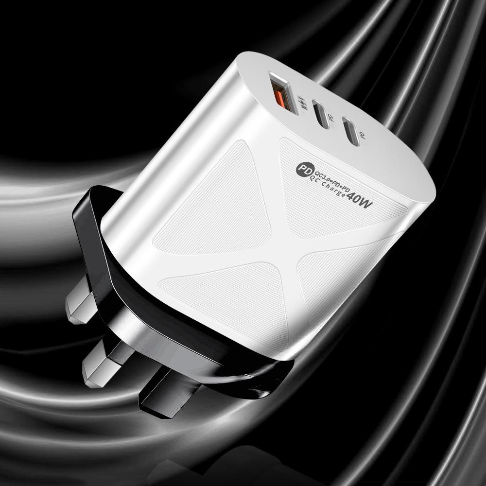 Universal Charger: 1U+2PD, Compatible with Australian, European, American, and British Power Standards