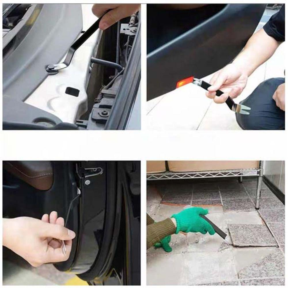 7Pcs/set Non-slip Car Radio Remover with Storage Bag Car Buckle Pry Tool Car Buckle Screwdriver