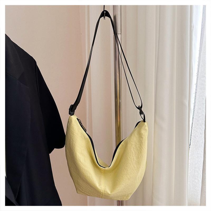 Premium nylon dumpling bag fashionable versatile bag messenger bag women's daily commuting large-capacity shoulder bag