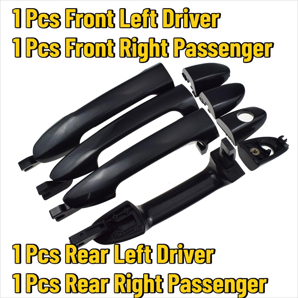 1/2/4 Pcs Black Outside Car Door Handle Front Rear Left Right 82650-2F000 For Kia Spectra 2.0L 2004 2005 2006 2007 2008 2009