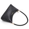Women's Bag New Trendy High-end Cowhide Woven Bag Fashionable and Versatile Shoulder Bag Temperament Women's Underarm Bag