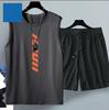 Summer Men's Clothing Casual Basketball Suit Street Sportwear 2 Piece Breathable Short Sleeve T-shirt+jogging Shorts Set