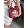 New Trendy Korean Niche Bucket Bag Portable Vegetable Basket Bag Women's Versatile Red Messenger Bag Bag