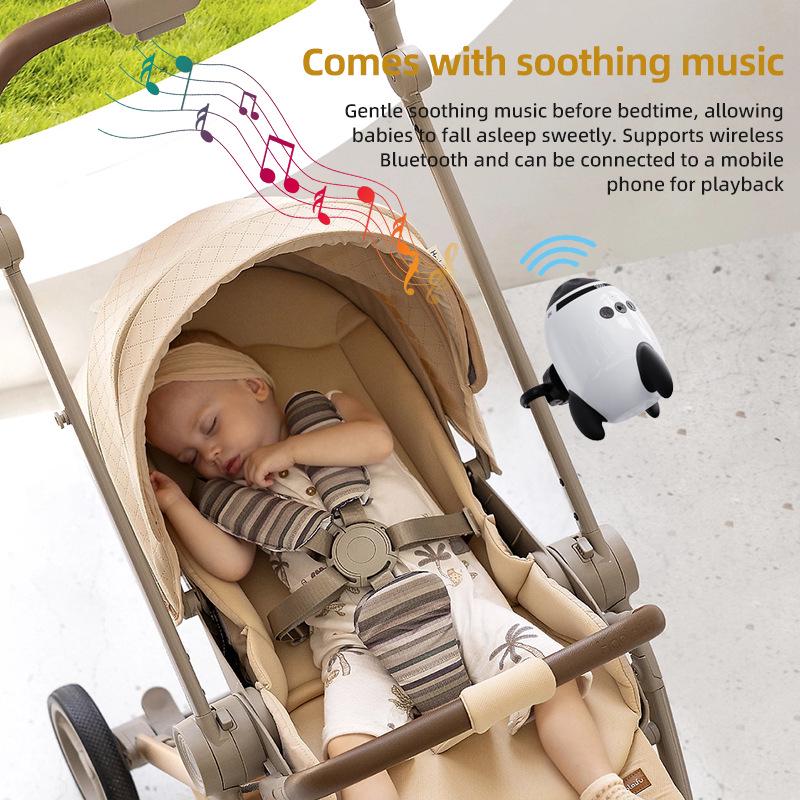 Portable Baby Stroller Rocker & Sleep Soother with White Noise and Bluetooth