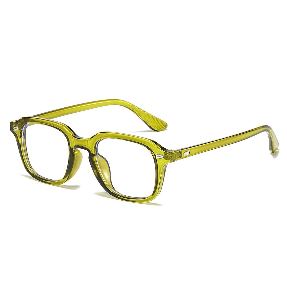 Retro Men'S Pc Rivets, Anti-Blue Glasses Frame Myopia Can Be Matched