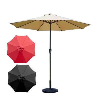 200/270/300CM Umbrella Replacement Canopy UV Protection Outdoor Garden Patio Backyard Parasol Market Table Top Umbrella Replacement Fabric Cloth Cover