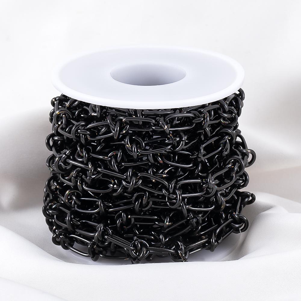 1M Stainless Steel Chunky Knot Chains DIY Hip Hop Chokers Men Necklaces Bracelets Findings Jewelry Making Accessories Supplies