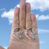 Adorable Cross-Border Fairy Moon Earrings