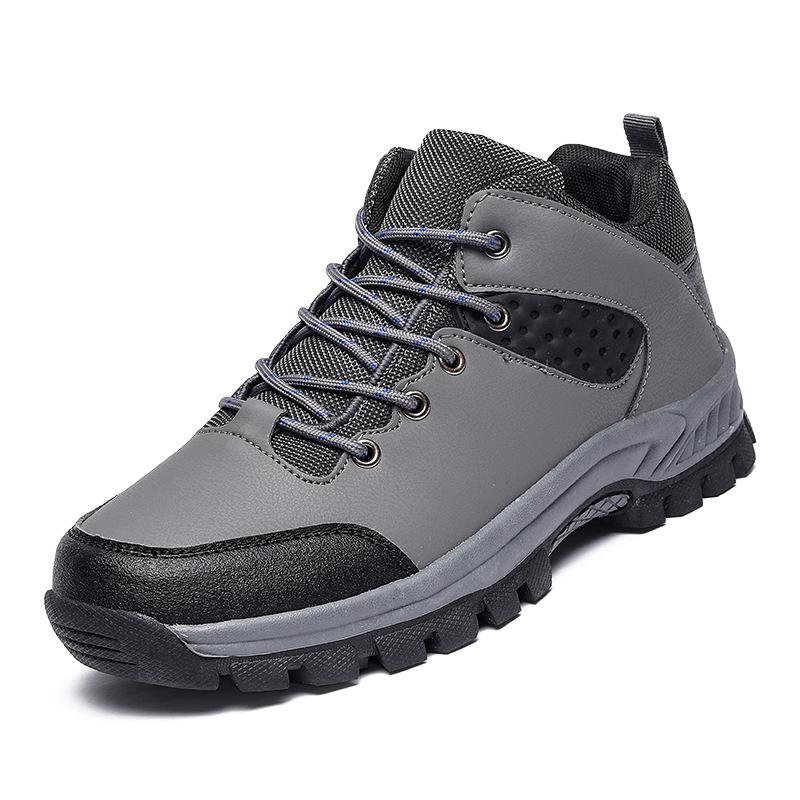 Hiking shoes men's large size outdoor casual hiking shoes fashion field sports travel shoes wear-resistant labor insurance shoes