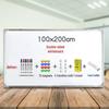Doppelseitiges magnetisches Whiteboard und Tafel - Wandmontierte abwischbare Büro- und Klassenzimmertafel