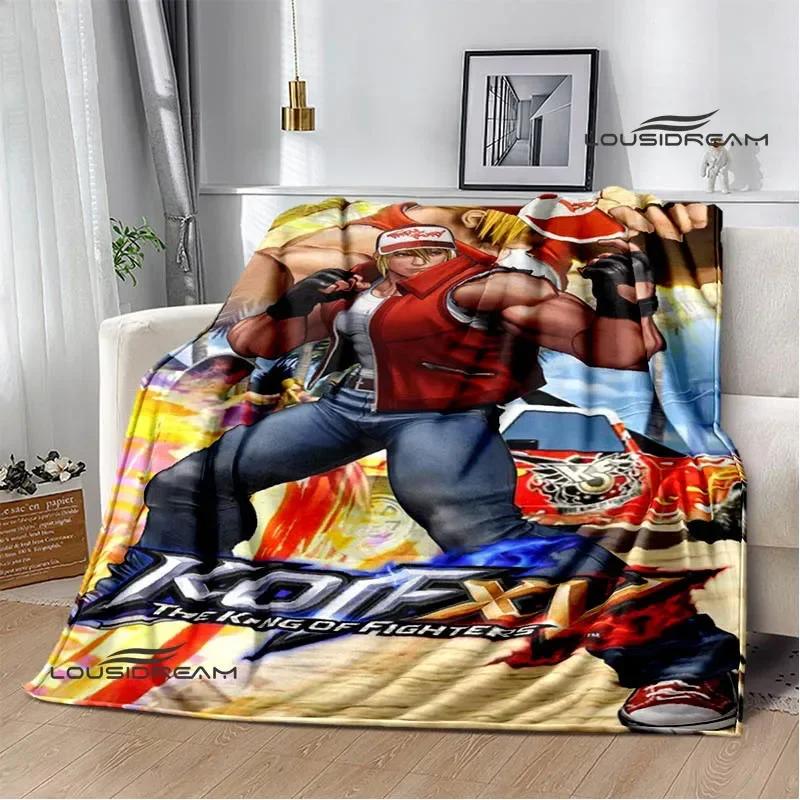 3D Game KING OF FIGHT Cartoon Printed Blanket Warm Flannel Blankets Soft and Comfortable Blanket Bed Linings Birthday Gift