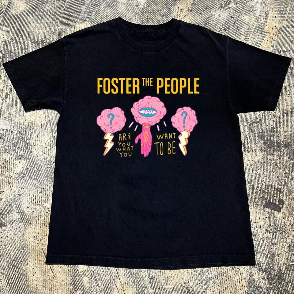 VTG Foster The People Band Collection Album Black All Size Shirt QQ1574
