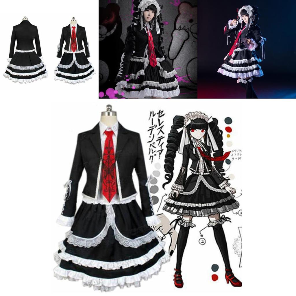 High-quality Danganronpa Celestia Ludenberg Costume Suit For Women Perfect For Halloween