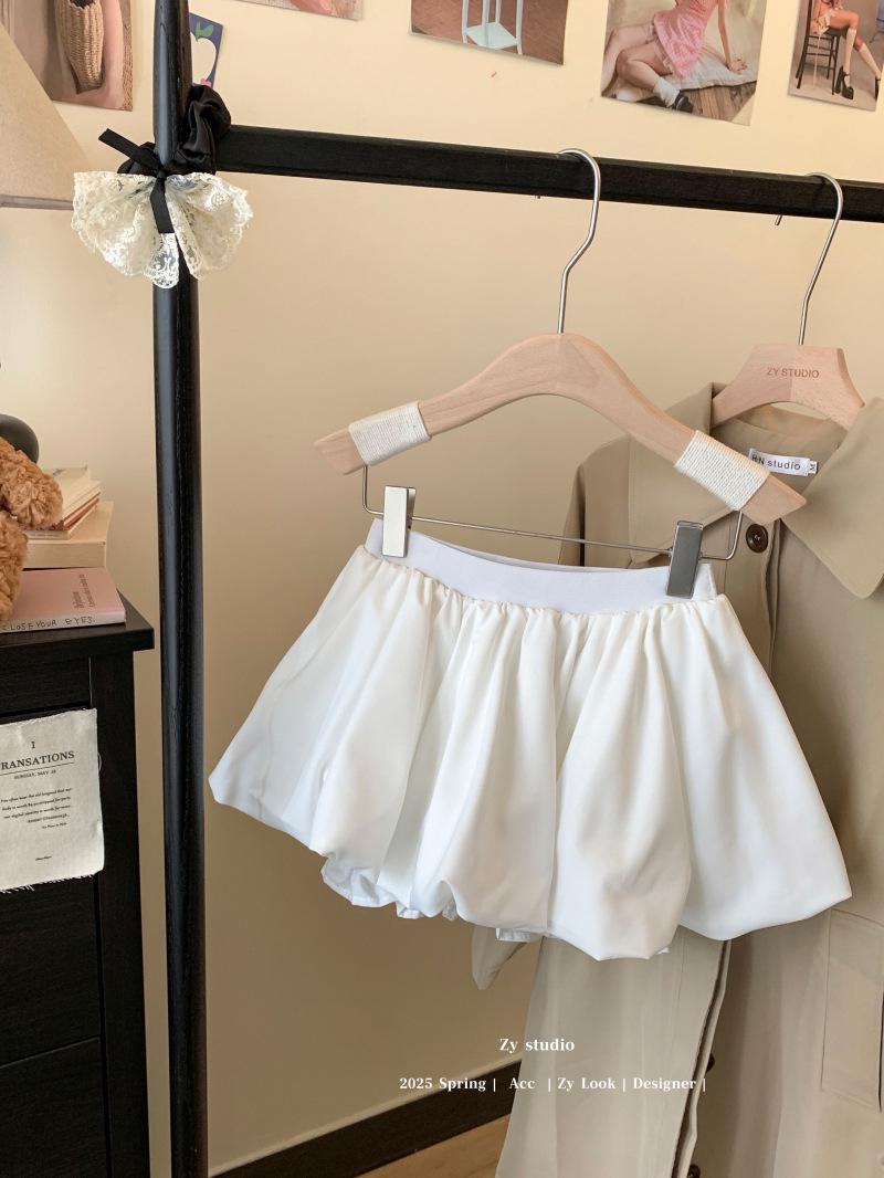 

2025 Summer High Waist A-line Tulip Puff Skirt - Versatile and Chic for Women M