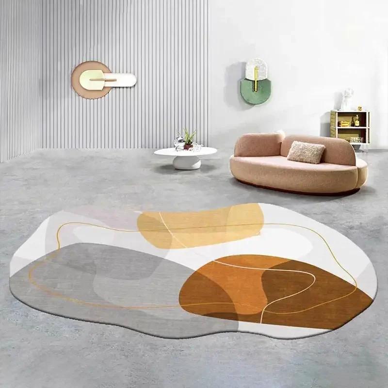carpet living room shaped luxury irregular household ins cream wind bedroom bedside coffee table floor cushion home decor