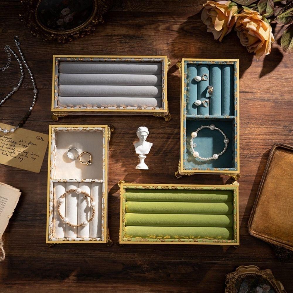 Multifunctional Jewelry Tray Holder Velvet Jewelry Organizer Jewelry Holder Box Jewelry Storage