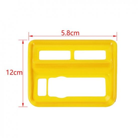 Car Headlight Switch Control Frame Cover For Ford F-150 -2024 Bright Yellow