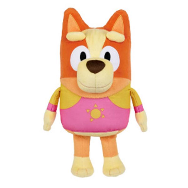 New Bluey Family Series Talking Plush Bingo Music Soundable Plush Toy Anime Figure Cute Animal Sing Dog Doll Kids Festival Gift