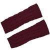 Winter Acrylic Fibre Arm Warmer Fingerless Design Stretchy Gloves Wrist Warmer for Women Outdoor Adventure Daily Wear