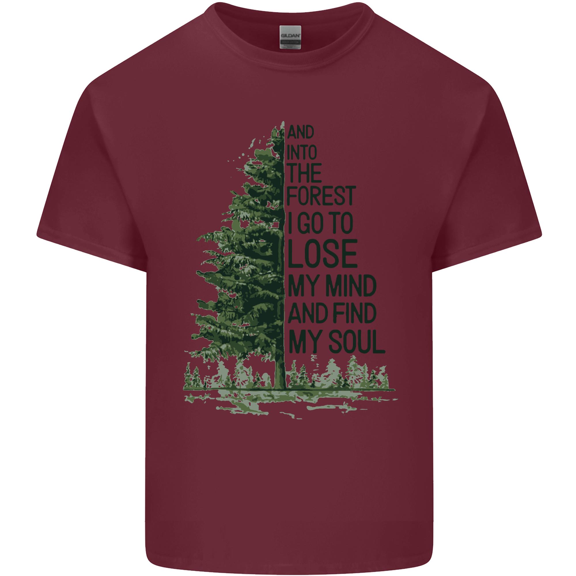 Into the Forest Outdoors Trekking Hiking Unisexs Light Cotton TShirt S