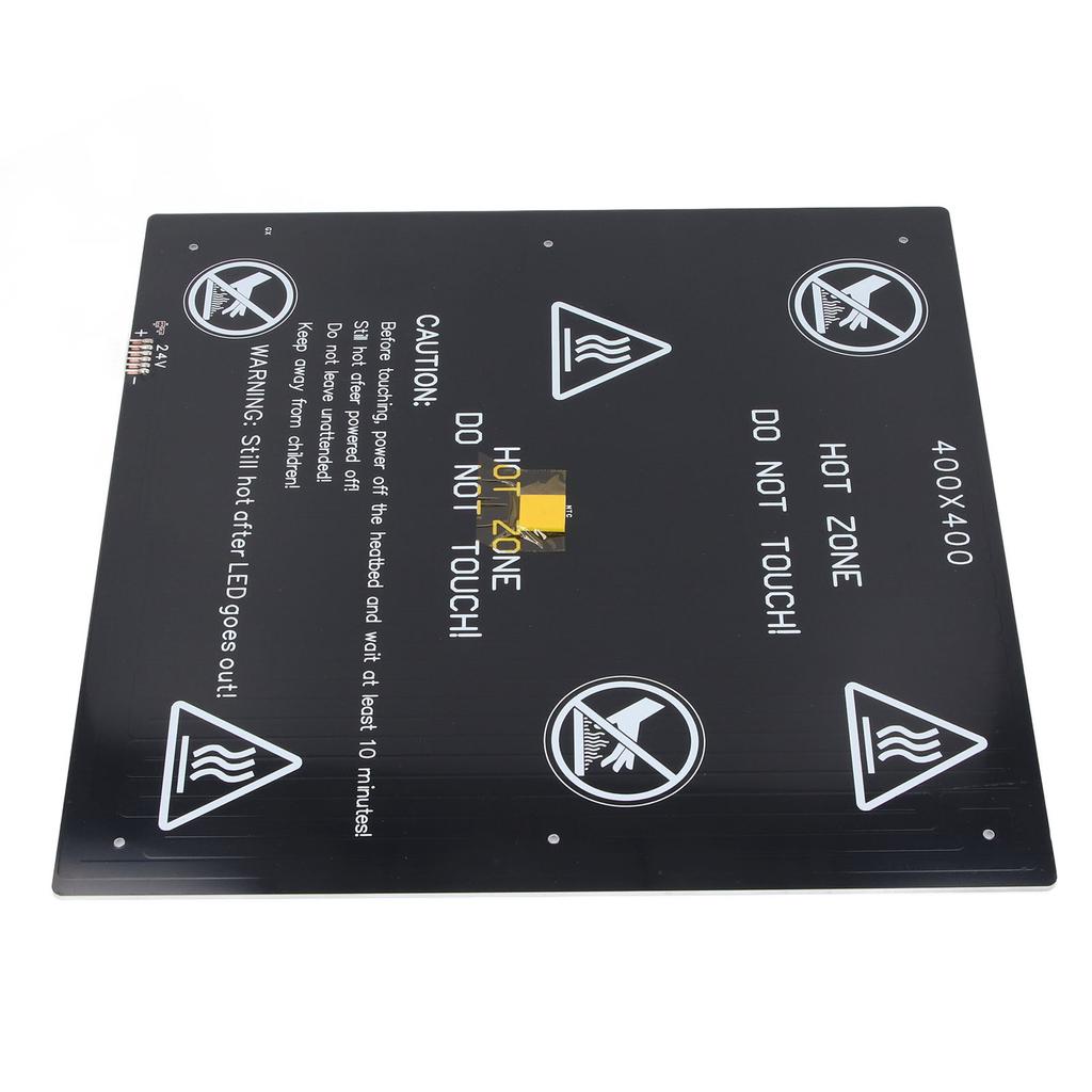 3D-Drucker Heizbett-Kit 24V 280W 2 Ohm Aluminiumlegierung 3D-Drucker Heizbett-Kit 400x400mm