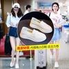 Little White Shoes Women's Shoes New Spring Single Shoes Thick-soled Muffin Shallow Mouth Spring and Autumn Casual One Pedal