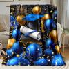 1pc Graduation Cap Balloons in a 2D Flat Design, This Portable Blanket Is Lightweight And Perfect for Use on Sofas, During Travel, Camping,