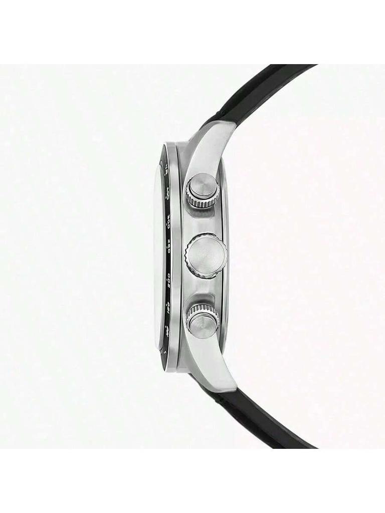 Relógio cronógrafo masculino, estilo vintage de corrida, com bisel taquimétrico e três submostradores, relógio esportivo casual BQ2888