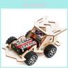 Wooden Wireless Remote Control Racing Car Diy Stem Science Toy For Kids Hands-on Learning C-20f