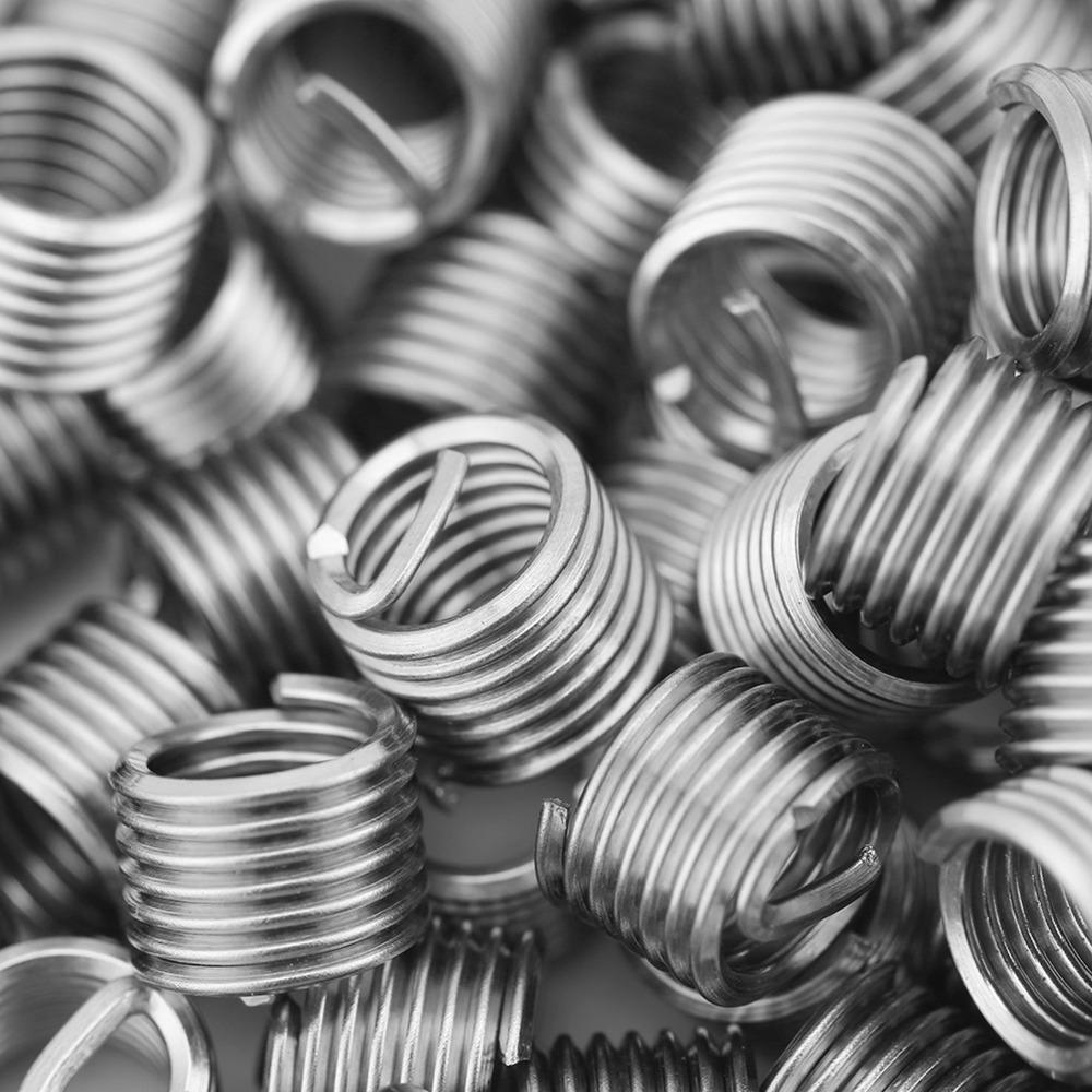 100pcs Metric Thread Helicoil Kit Precision Fit Wire Thread Sleeve  Stripped Thread Fixing