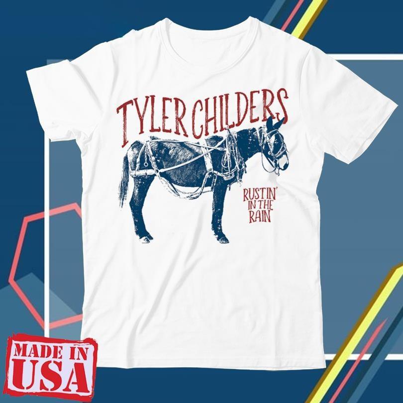 Rare Tyler Childers Rustin In The Rain Collection S-5XL Tee K7.263 L
