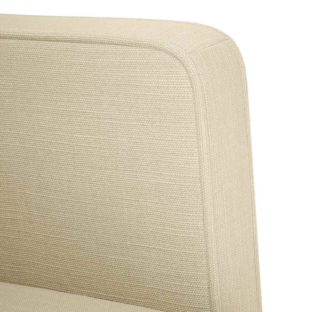 Armchair with Armrests Cream 53 cm Fabric