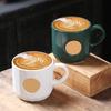 Ceramic Mug Is Fashionable And Simple Direct Supply, Creative Coffee Cup With Copper Sheet, Water Cup Can Be Determined